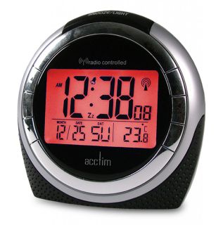Acctim 71267 Zenith Silver Radio Controlled Alarm Clock