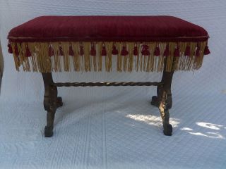 antique piano bench in Antiques