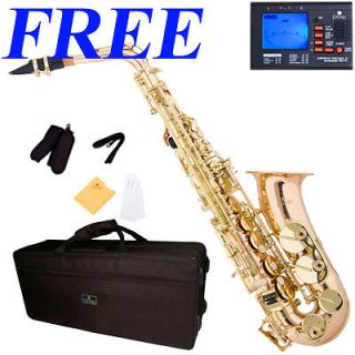 CECILIO AS 380 ALTO SAXOPHONE in Rose Brass & Gold Keys
