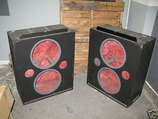 Pair Vintage Altec 8256 Speaker Cabinets Clean!