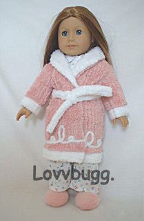   Bathrobe Robe+Slippers for American Girl Doll Emily +CLOTHES DISCOUNT