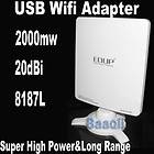   Power Long Range USB 2.0 54M Wifi Network Adapter Antenna 802.11g/b