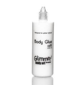   Glimmer Body Art   Professional Glitter Tattoo Glue Refill 130ml NEW