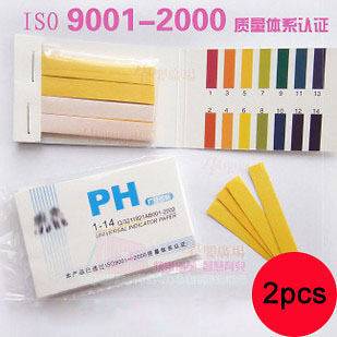 80pcs Full Range 1 14 pH Alkaline Acid Test Paper Strips ，FREE 