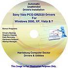 Sony Vaio PCG GRZ530 Drivers Restore Recovery DVD