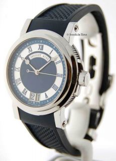 Breguet Marine Automatic Big Date 5817 SS Blue Box & Papers JEWELS IN 