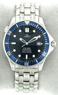Omega Mens Seamaster Blue Wave Professional 300m   Stainless Steel