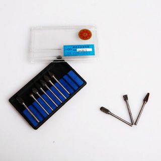   1set Solid Carbide Burs Burrs Drills 3mm drilling kit for rotary tool