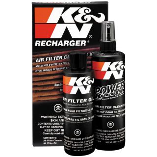 New K&N Air Filter Cleaning Recharge Care Kit w/ Cleaner & Oil Cleans 
