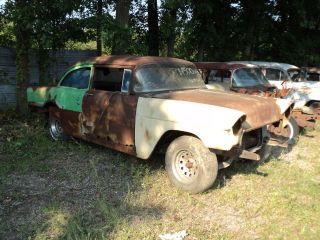   1955 Chevrolet 2 door post PARTING OUT 200+ CLASSIC CARS  hot rat rod