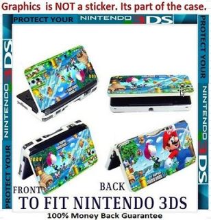 for NINTENDO 3DS PROTECTIVE HARD CASE WITH COOL DESIGN   NEW SUPER 