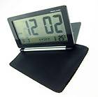   discplay screen Foldable travel clock with calendar,alarm,temperature