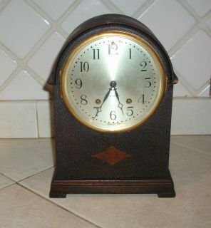 Vintage Seth Thomas Mantle Clock Chime Beehive Antique