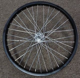 20 inch Rear Wheel BMX Bike Freewheel Black Steel Rim and Hub 36 Hole 