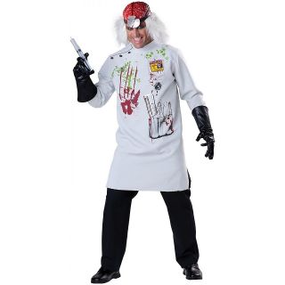Mad Scientist Adult Mens Zombie Horror Halloween Costume