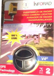 Speed camera locator detector legal v4 Gps technology inforad ultra 