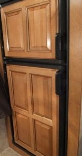   Rv Trailer Camper Dometic Refrigerator Raised Wood Door Panel Inserts