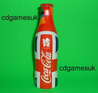 COCA COLA   London 2012 Olympics Union Jack Aluminium Bottle 250ml 