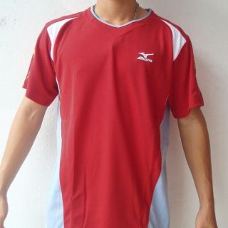 NWT Mizuno Mens Volleyball Jersey Shirt Red S, M, L