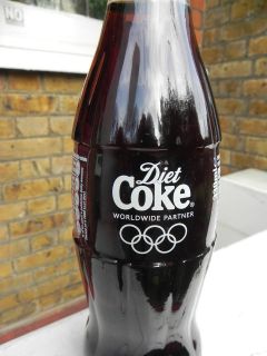 Coca Cola UK 2012 Olympics glass bottle DIET COKE