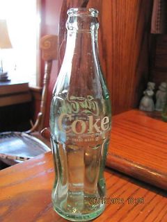 Old Green Glass Coca Cola Bottle With Aliceville, Ala On The Bottom