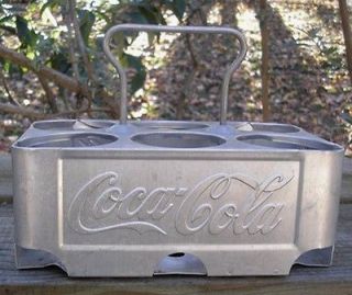 Vintage Coca Cola Aluminuim Six Pack Bottle Carrier 1950s Arkansas 