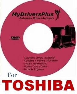 Toshiba Tecra 9100 Drivers Recovery Restore DISC 7/XP/V