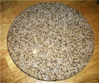 GRANITE LAZY SUSAN TURN TABLE GOLDEN SUNSET 12 INCH