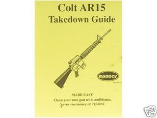 Colt AR15 Rifles Takedown Guide Radocy Bushmaster DPMS