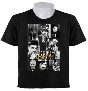   Spencer CHARLIE CHAPLIN movie T SHIRTS English Visual Comedy cch1