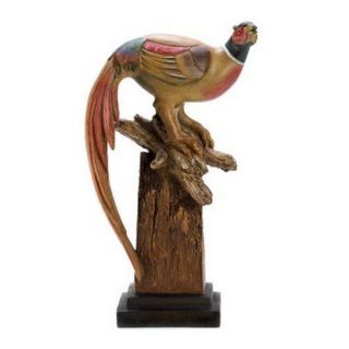 PHEASANT DECOY STATUE Hunting Decor Wild Bird Figurine NEW