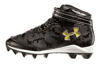 Kids Under Armour Crusher Football Cleat Black