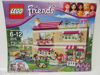  FRIENDS Olivia’s House #3315 with Peter, Anna & Olivia 695 pc set 