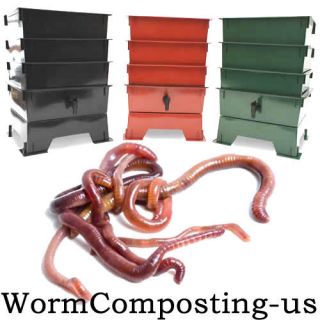 COMPOST BINS    Worm Factory 4 tray Worm Bin