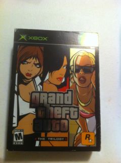 Grand Theft Auto: The Trilogy (Xbox, 2005) III vice city san andreas