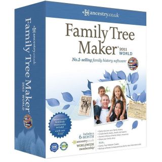 FAMILY TREE MAKER 2011 WORLD EDITION ANCESTRY.CO.UK   NEW AND SEALED 