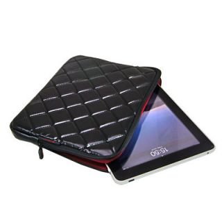 10 Laptop Notebook iPad Tablet Velvet Inner Grid Sleeve Leather Case