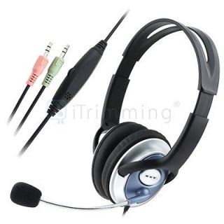 Handsfree Stereo Headset With Microphone For PC Computer VOIP SKYPE