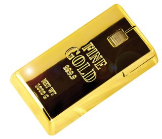 Gold Bullion Bar Novelty Computer Mouse for PC and Mac   Wired 800 DPI 
