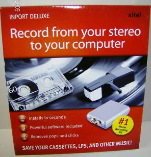   Cassette tapes to CD PC  WAV Record Copy analog music to computer