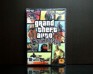 GTA Grand Theft Auto San Andreas (PC DVD, 2005) RARE OOP *INDIA 