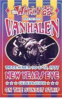 Van Halen at the Whisky A Go Go Concert Poster New Years Eve 1977
