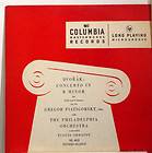   CBS GREGOR PIATIGORSKY dvorak cello concerto in b LP VG ML 4022 Vinyl