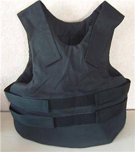 Police Armor Bullet Proof Vest with ballistic plate pockets IIIA 3A XL 