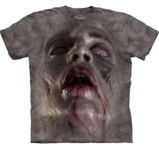 New ZOMBIE FACE Horror The Walking Dead T Shirt S 3XL The Mountain 