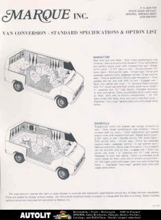 conversion van ford in E Series Van
