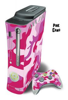   Cover for Xbox 360 Console + two Xbox 360 Controllers   Pink Camo