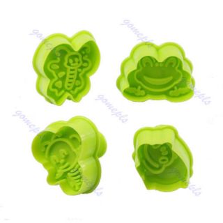  Cake Cookie Mold Modeling Decoration Bee Frog Style Plunger Cutter