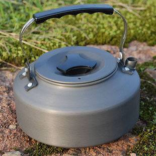   Tea Pot Camping Fire Stove Tea Coffee Kettle Cookout Picnic Kettle 1