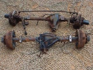 Dana 60/Corporate 14, OneTon Truck Axles,4.56 Gears Front and Rear 